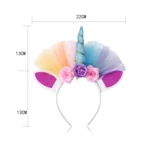 F006 Cartoon Headband Children Birthday Festival Party Hair Accessories - Image 3