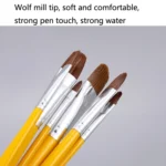 FANGAO Wolf Hao Oil Brush Set Watercolor Acrylic Art Painting Tools - Image 3