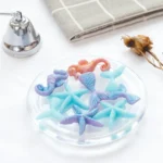 Ocean Series Big And Small Fishtail Starfish Seahorse DIY Baking Liquid Silicone Mold - Image 3