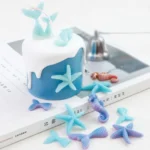 Ocean Series Big And Small Fishtail Starfish Seahorse DIY Baking Liquid Silicone Mold - Image 4