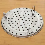 2 PCS Multifunctional Stainless Steel Three-leg Steamed Bun Steamed Rack - Image 3