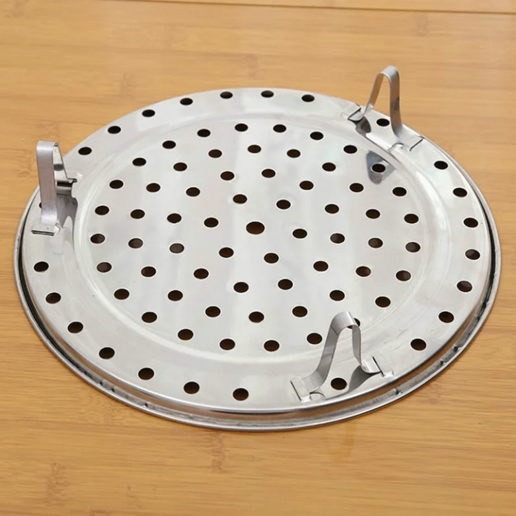 TBD058184901_2.webp 2 PCS Multifunctional Stainless Steel Three-leg Steamed Bun Steamed Rack - Image 3