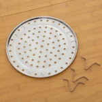 2 PCS Multifunctional Stainless Steel Three-leg Steamed Bun Steamed Rack - Image 4