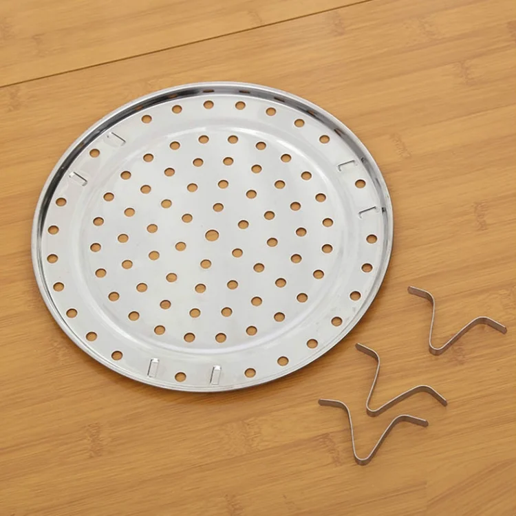 TBD058184901_3.webp 2 PCS Multifunctional Stainless Steel Three-leg Steamed Bun Steamed Rack - Image 4