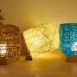 USB Square Sepak Takraw Table Lamp Bedroom Bedside Decorative Light, Spec: - Image 4