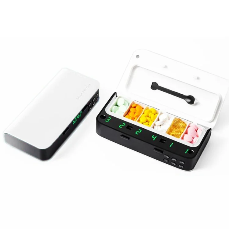 TBD0582256101A.webp XM-ZY02 Intelligent Electronic Small Pill Box Separate Warehouse To Remind The Elderly To Take Medicine Regularly Portable Pill Box - Image 1