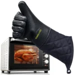 Extended Silicone Non-slip Gloves Resistant To High Temperatures Insulated Microwave Ovens Anti-scalding Gloves