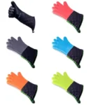 Extended Silicone Non-slip Gloves Resistant To High Temperatures Insulated Microwave Ovens Anti-scalding Gloves - Image 2