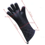 Extended Silicone Non-slip Gloves Resistant To High Temperatures Insulated Microwave Ovens Anti-scalding Gloves - Image 3