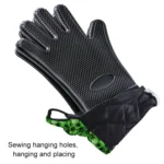 Extended Silicone Non-slip Gloves Resistant To High Temperatures Insulated Microwave Ovens Anti-scalding Gloves - Image 4