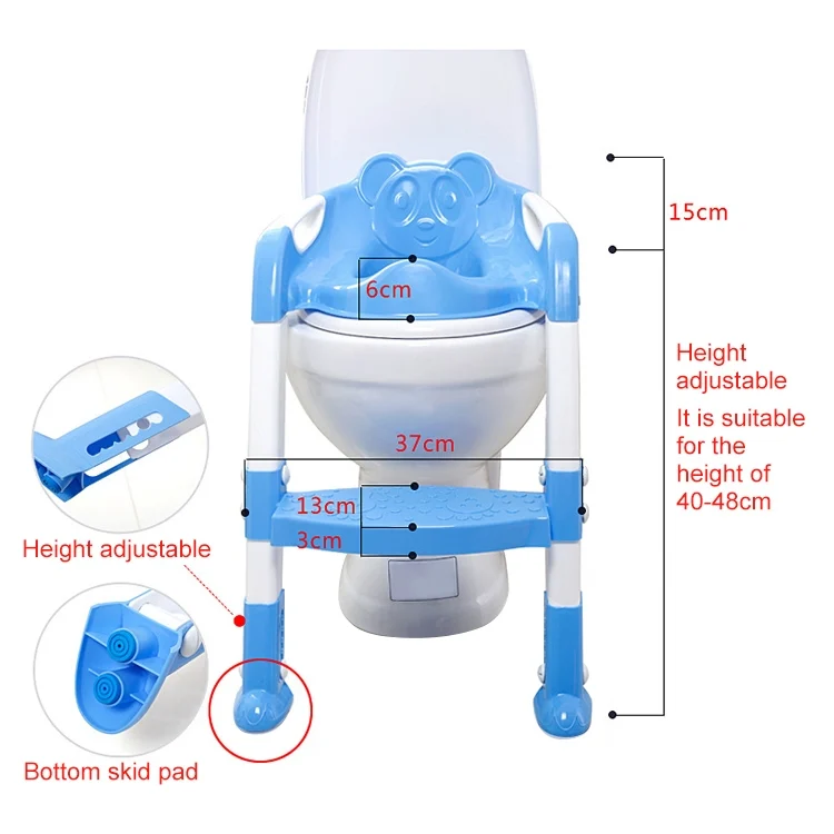 TBD058294201A_3.webp Baby Potty Toilet Chair Training Seat With Adjustable Ladder Infant Anti Slip Folding Toilet Trainer Safety Seats - Image 4