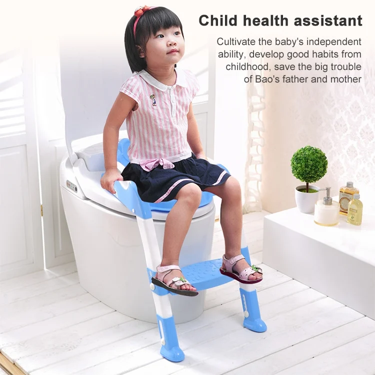 TBD058294201A_6.webp Baby Potty Toilet Chair Training Seat With Adjustable Ladder Infant Anti Slip Folding Toilet Trainer Safety Seats - Image 7