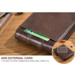 BUFF CAPTAIN 025 Leather Short Horizontal First-Layer Cowhide Wallet Multi-Function Card Tap Wallet - Image 6