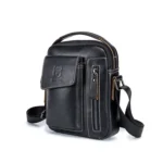 BUFF CAPTAIN 037 First-Layer Cowhide Messenger Bag Male Sports Soft Leather Shoulder Bag - Image 7