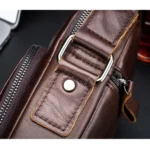 BUFF CAPTAIN 777 Men Leather Shoulder Bag First-Layer Cowhide Retro Large Capacity Satchel - Image 5