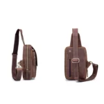 BUFF CAPTAIN 133 Men Leather Retro Shoulder Bag Diagonal Leather Bag - Image 4
