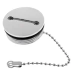 38mm Stainless Steel Boat Deck Fill Filler Replacement Cap + Chain Boat Replacement Accessories - Image 3