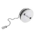 38mm Stainless Steel Boat Deck Fill Filler Replacement Cap + Chain Boat Replacement Accessories - Image 4