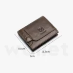 BUFF CAPTAIN 037 First-Layer Cowhide Men Leather Wallet Multi-Function Driver License Coin Purse - Image 3