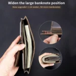 BUFF CAPTAIN 037 First-Layer Cowhide Men Leather Wallet Multi-Function Driver License Coin Purse - Image 5