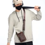 BUFF CAPTAIN 075 Men Belt Mobile Phone Waist Bag First-Layer Cowhide Multi-Function Diagonal Bag - Image 6