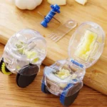 Kitchen Manual Roller Garlic Cutter Quick Grinding Garlic Tool Random Colour Delivery - Image 2