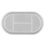 Oval Dish Silicone Mold DIY Crystal Glue Storage Box Mold