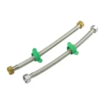 304 Stainless Steel Metal Knitting Hose Toilet Water Heater Hot And Cold Water High Pressure Pipe 4/8 Inch DN15 Connecting Pipe - Image 2