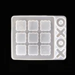 DIY Crystal Elastic Chessboard Game Mold Nine Palace Game Chess Word Chess Mold
