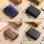 BUFF CAPTAIN 474 Multifunctional Leather Coin Purse Man Hanging Waist Door Anti-Brush Key Bag - Image 2