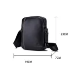 BUFF CAPTAIN 228 Men Leather Shoulder Bag First-Layer Cowhide Casual Mini Diagonal Bag - Image 2