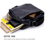 BUFF CAPTAIN 228 Men Leather Shoulder Bag First-Layer Cowhide Casual Mini Diagonal Bag - Image 5