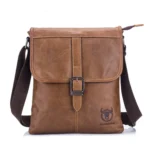 BUFF CAPTAIN 034 Men Leather Shoulder Bag Sports Outdoor First-Layer Cowhide Bag