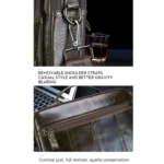 BULL CAPTAIN 036 Men Leather Shoulder Bag Retro First-Layer Cowhide Messenger Bag - Image 6