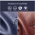 BUFF CAPTAIN 9999 Leather Men Chest Bag First-Layer Cowhide Casual Shoulder Bag - Image 4