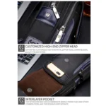 BUFF CAPTAIN 9999 Leather Men Chest Bag First-Layer Cowhide Casual Shoulder Bag - Image 5