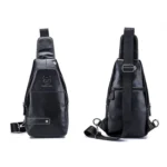 BUFF CAPTAIN 087 Men Leather Shoulder Bag First-Layer Cowhide Sports Chest Bag - Image 7