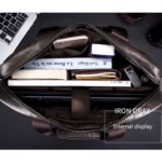 BUFF CAPTAIN 046 Men Leather Briefcase First-Layer Cowhide Computer Handbag - Image 5