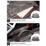 BUFF CAPTAIN 046 Men Leather Briefcase First-Layer Cowhide Computer Handbag - Image 6