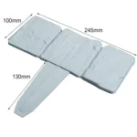 5pcs Imitation Stone Fence Garden Outdoor Gardening Lawn Plastic Isolation PP Fence Simple Splicable Fence - Image 2