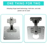 Stainless Steel Hinge Repair Installer, Specification: Single Plate +8 screw - Image 4