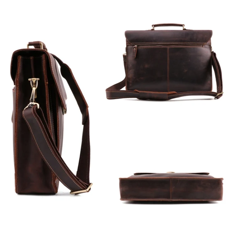 TBD0583444601_B1.webp Men Business Briefcase 15.6-Inch Multi-Function Computer Handbag - Image 2