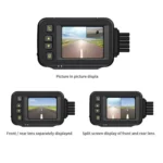 MT30 720P Waterproof Motorcycle Driving Recorder Locomotive Front And Rear Double Lens Recorder - Image 2