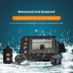 MT30 720P Waterproof Motorcycle Driving Recorder Locomotive Front And Rear Double Lens Recorder - Image 3