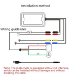 MT35B 1080P Waterproof HD Motorcycle Driving Recorder Mobile Phone Interconnection Locomotive Recorder - Image 7