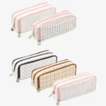 Angoo Double-Open Multi-Layer Stationery Pencil Case Multifunctional Cosmetic Bag - Image 2