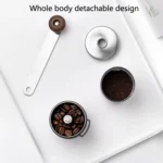 Portable Hand Crank Coffee Machine Stainless Steel Manual Grinder - Image 5