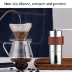 Portable Hand Crank Coffee Machine Stainless Steel Manual Grinder - Image 7