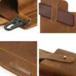 6543 Men Retro Sports Mobile Phone Belt Bag Waist Bag - Image 5