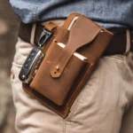 6543 Men Retro Sports Mobile Phone Belt Bag Waist Bag - Image 7